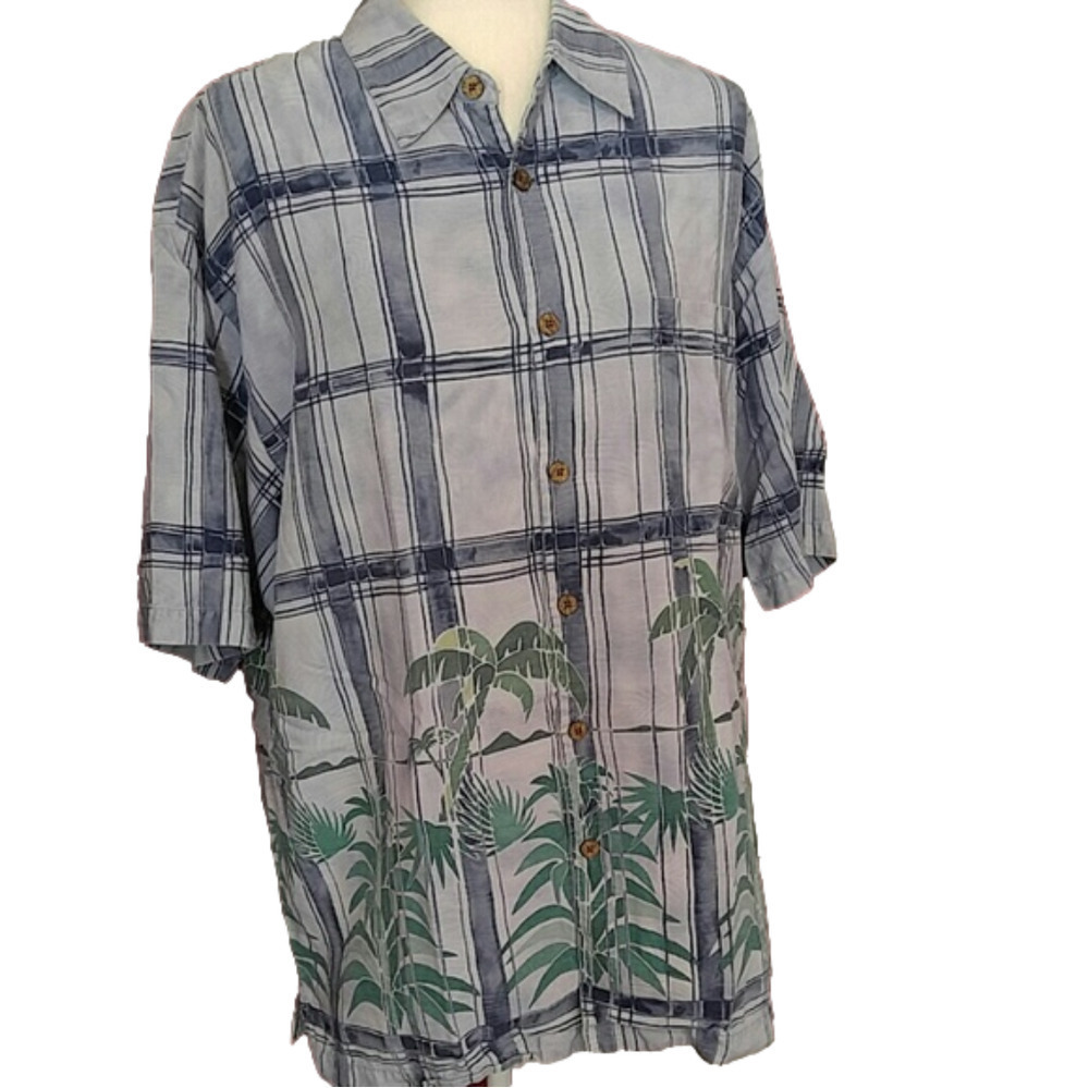 Tommy Bahama Relax Silk Shirt L
